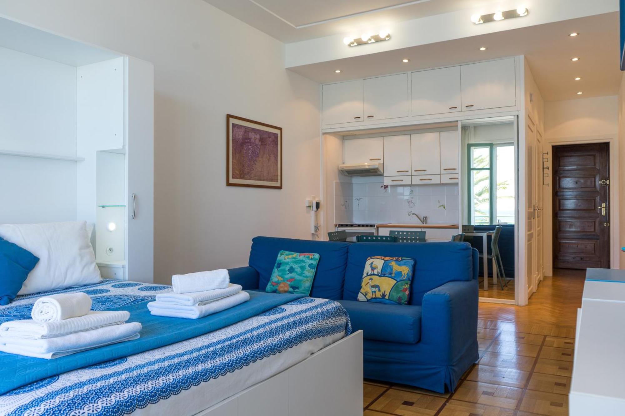 Promenade 2 Pers Vista Mare Wifi Ac * Nizza